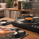 Vinylspelare och vinylskivor