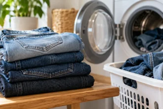 Tvätta jeans