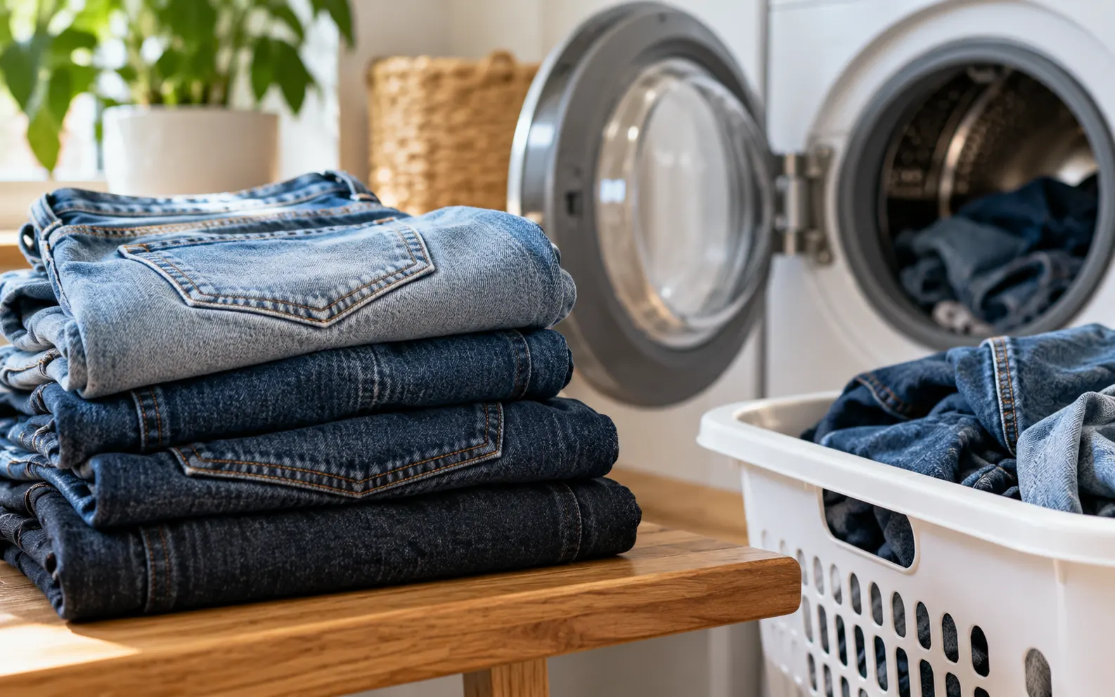 Tvätta jeans